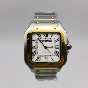 Montre mécanique automatique pour homme NH35, fonction luminescente, boîtier en acier inoxydable de 38 mm, largeur du bracelet de 20 mm, cadran à aiguilles - Product Image 1