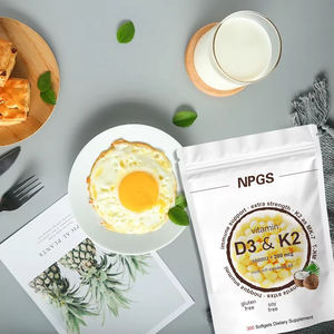 Complément alimentaire en gélules molles D3 1000 UI K2 200 mcg pour adultes - Product Image 2