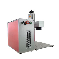 Mini marqueur rotatif rotatif 20w 30w Médailles laser Machine à gravure de chien Machine de marquage laser à fibre portable