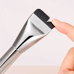 แปรงรองพื้นแบบแบน ขนสังเคราะห์คุณภาพสูง สำหรับแบรนด์ส่วนตัว ด้ามจับพลาสติก ใช้สำหรับรองพื้นและคอนซีลเลอร์ - Product Image 3