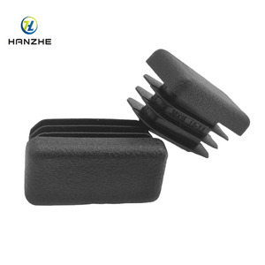 ปลั๊กปิดท่อสี่เหลี่ยมฮันเจ 15x30 มม. วัสดุ PE ฝาปิดปลายสำหรับป้องกันท่อเหล็ก - Product Image 2