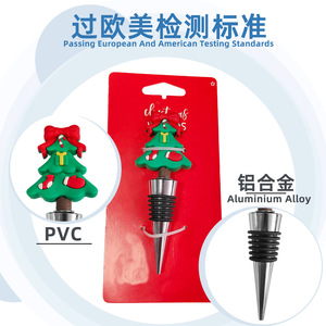 Christmas Tree Wine <b>Stopper</b> Metal Sealing <b>Bottle</b> <b>Stopper</b> For Red Wine Christmas Decorative - Product Image 5
