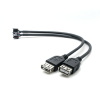 Câble de connexion USB personnalisé, USB A mâle vers connecteur à 5 broches, câble d'alimentation et de données USB 2.0 pour équipement industriel