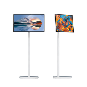 Televisor Portátil Android LED de 32 Pulgadas con Soporte de Pie, Reproductor de Video Inteligente con Función de Seguimiento, Compatible con <span class=keywords><strong>Facebook</strong></span> y TikTok, Funciona con Batería - Product Image 6