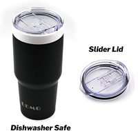 Mug isotherme Asobu Ultimate en acier inoxydable avec revêtement céramique intérieur, double paroi, sans BPA, anti-fuite, 12 oz, maintient au chaud pendant 12 à 24 heures