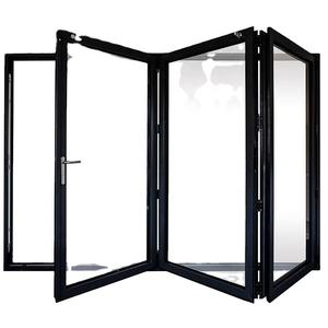 180 série minimaliste toilette malaisie matériel chaise extérieure Pvc accordéon pompe électrique rail de levage degré pli porte pliante - Product Image 6