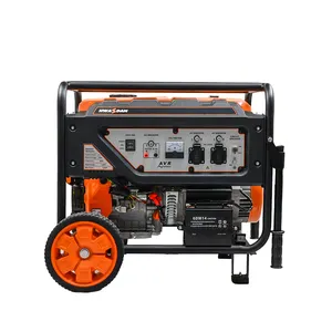 Penjualan Langsung Pabrik Hwasdan Generator Bensin 240 Volt Generator 5 Kva dengan Mesin Bensin