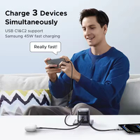 UGREEN 45W GaN Charger Kabel Charger Retractable UFCS PPS QC untuk iPhone 16 15Pro Samsung S25 iPad Macbook PD 3.0 Pengisi Daya Cepat