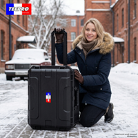 En Stock: Caja Protectora de Plástico para Exteriores con Espuma Personalizable y Ruedas para Cámara