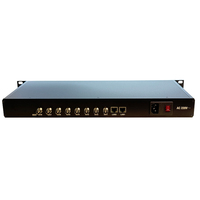 Codificador SDI de 8 Canales, Dispositivo de Transmisión de Video para Montaje en Rack, Transmisión en Vivo H.265, Full HD 1080P, Audio AAC MP3, Monitoreo de PC, HLS/RTMP