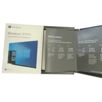 Windows 10 Pro Original en USB, Paquete en Caja, 64 Bits, Inglés, Código de Activación en Línea y Personalización del Sistema en USB