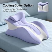 Oreiller orthopédique en mousse à mémoire de forme pour position ventrale avec trou pour le bras, idéal pour table de massage, salon, spa, thérapie, commande en gros, OEM