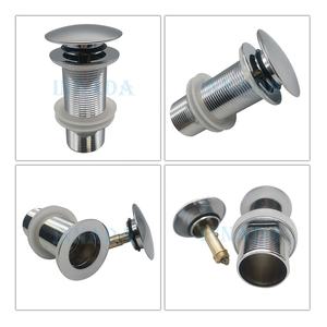 ND519 Watermark moderno bagno dorato scarico lavabo Pop-Up in ottone scanalato - Product Image 6