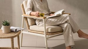 (Garden Balcony Porch Garden Backyard Lawn Furniture) New Design <b>Wicker</b> Weaving Relaxing <b>Chair</b> for Indoor and <b>Outdoor</b> use - Product Image 4