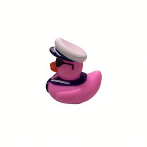 Custom Logo Navy Promotional Low Price Assorted Design 2 Inch Bulk Vinyl Squeaky Yellow Rubber <b>Bath</b> Duck Toys - Product Image 4