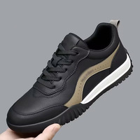 Chaussures de course d'hiver de haute qualité à lacets, tige en PU, semelle intermédiaire en PVC, tissu en coton, confortables, légères, tendance, couleur unie