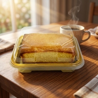 Boîte en plastique transparente sur mesure pour présentation de mini-desserts en vente au détail