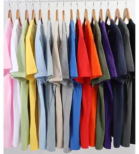 Bán Buôn Chất Lượng Cao Trắng T-Shirts Đổ Hommes Trống Tùy Chỉnh Đồ Họa In Bông Áo Thun Đồng Bằng Quá Khổ Nặng Của Nam Giới T-Shirt