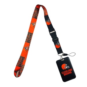 NFL Football Teams Phone Lanyards Nylon Swivel Snap Hooks with Design Cards New Style Phone Strap with Unique Sports Theme