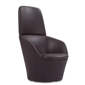 Cuir synthétique sièges simples roi haut dossier bureau loisirs canapé chaise à vendre