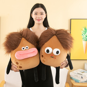 Peluche amusante en forme de pomme de terre avec bouche de saucisse, jouet en peluche amusant avec bouche de saucisse, grande poupée, oreiller de sommeil <span class=keywords><strong>pour</strong></span> fille - Product Image 4