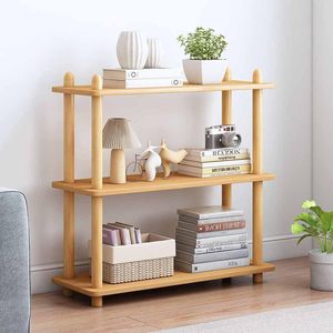 Estantería de Madera de 3 Niveles - Librería Abierta Moderna, Estante de Almacenamiento Independiente, Soporte de Exhibición Multifuncional para el Hogar - Product Image 1