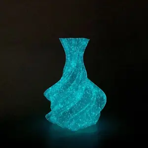 PLA Noctilucent Printer 3D Filamen Cahaya Dalam Gelap 1.75Mm Bahan Sublimasi Pencetakan 3D 1Kg/500G/250G Pelangi Kunang-kunang Biru