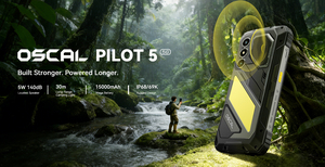 สมาร์ทโฟน Oscal Pilot 5 แบตเตอรี่ 15000mAh รองรับ 5G ระบบปฏิบัติการ Android 16 โทรศัพท์มือถือที่ทนทาน หน่วยความจำ 8+256GB หน้าจอ 6.67 นิ้ว 120HZ NFC ลำโพงเสียงดัง - Product Image 6