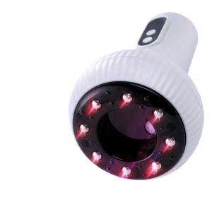 Masseur électrique Gua Sha pour le cou, appareil de thérapie chauffante rechargeable, alimenté par USB, blanc noir 1200 1800 - Product Image 1