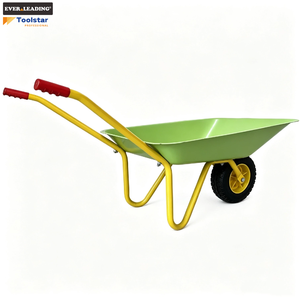 Carriola in Metallo per Bambini con Manico e Ruota Separati, Ruota Solida da 6 Pollici per Giardino e Gioco - Product Image 3