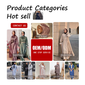 Individuelles Muslimisches Damenkleid, Bescheiden, Lange Ärmel, Bodenlang, Paillettenbesetzt, Bequem, Einfarbig, Chiffon, <span class=keywords><strong>Dubai</strong></span> Abaya Kleid - Product Image 5