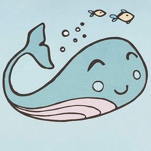 Bộ Chăn Ga Gối Cho Bé Gái Hoạt Hình Cá Voi Biển Nổi Bật Ins Bộ Chăn Ga Gối Thân Thiện Với Môi Trường - Product Image 6