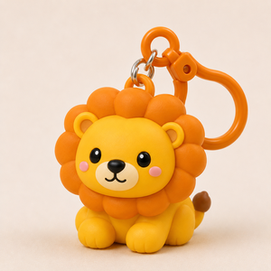 Factory Made Custom <b>Plastic</b> Animal Keychain Cartoon Figure <b>Key</b> <b>Rings</b> <b>Plastic</b> Toy Vietnam Backpack Pendant Decoration Kids Gift - Product Image 2