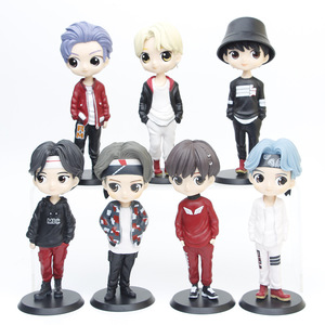HY Pas cher, lot de 7 figurines PVC de 15 cm, Kawaii KPOP Star TOP Group Bangtan Boys, figurines d'action, poupées pour les fans et les filles - Product Image 1