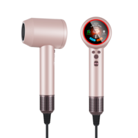 Ensemble de sèche-cheveux ionique professionnel HongYa HY-158 avec moteur sans balais 110 000 tr/min haute puissance, emballage en boîte cadeau