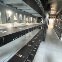 Conteneur de minage Bitcoin Drolin Box 20 pieds à refroidissement par air 500 kW, petit centre de données, installation rapide, fournisseur pour site prêt à l'emploi