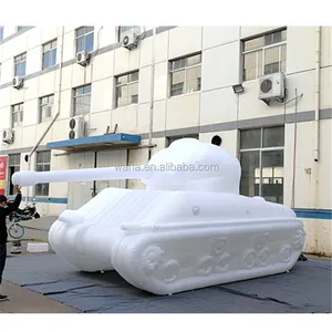 シミュレーション巨大なインフレータブルダミー陸軍タンクモデル屋外イベント装飾用のインフレータブル軍用車両デコイタンク