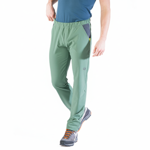 Pantaloni leggeri per Sport invernali Arunzo da uomo traspiranti taglie forti Softshell pantaloni antivento con tessuto a pieghe in poliestere stampato in vita - Product Image 2