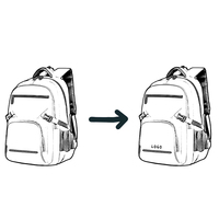 HAIBOWY Nouvelle Mode Étudiant Grand Sac de Voyage Sac à Dos pour Ordinateur Portable Sac à Dos de Haute Qualité pour Étudiant