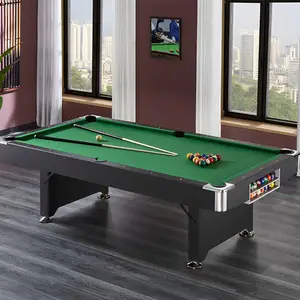 3-in-1 MDF olahraga dalam ruangan 7 kaki 8ft 9ft meja kolam renang untuk Snooker & biliar