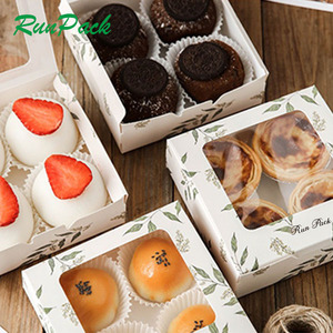Conteneur à biscuits pour sandwich mousse à prix de gros au design personnalisé joli emballage de boîte à fenêtre pour gâteau pâtissier en papier - Product Image 2