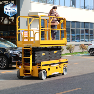 Plateforme élévatrice mobile à ciseaux électrique Smartlog SJY0.5-10 alimentée par batterie, en aluminium et acier, compacte, pour <span class=keywords><strong>lampadaires</strong></span> municipaux - Product Image 6