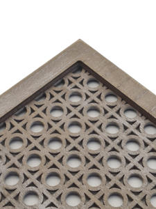 Étagère murale moderne et écologique multifonctionnelle avec 5 crochets pour clés, en bois MDF + métal, couleur personnalisée - Product Image 6