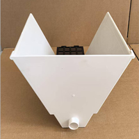 Gouttière de culture verticale en PVC haute rigidité pour fraises, idéale pour serres domestiques