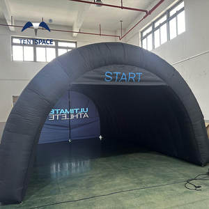 Tunnel de football gonflable robuste personnalisé avec logo, tunnel sportif gonflable géant, arche d'entrée avec <span class=keywords><strong>souffleur</strong></span> intégré - Product Image 1