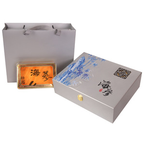Caja de Empaque de Alta Gama para Ganoderma Lucidum, Papel Artístico Rectangular, Diseño UV para Productos de Salud, Pedido Personalizado Disponible - Product Image 1