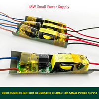 Boîtier d'alimentation filaire compact pour enseignes lumineuses à LED pour numéros de porte