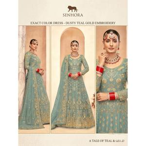Lehenga de mariée en coton fileté de fabrication indienne avec dupatta, collection de mariage haut de gamme pour femmes, disponible à la vente - Product Image 3