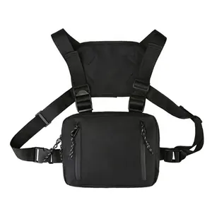 Adjustable Strap Outdoor Waterproof Camping Front Pouch Utility Combat Pack Shoulder Tactical Chest Rig Bag for Men