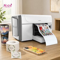 Printer UV A3 Kecil 297x420mm dengan Kamera Pemposisian Visual, Jig Silinder, dan Jig Gulung untuk Mencetak Kartu, Magnet, Kotak Hadiah